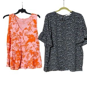 2 LOFT blouses - size medium